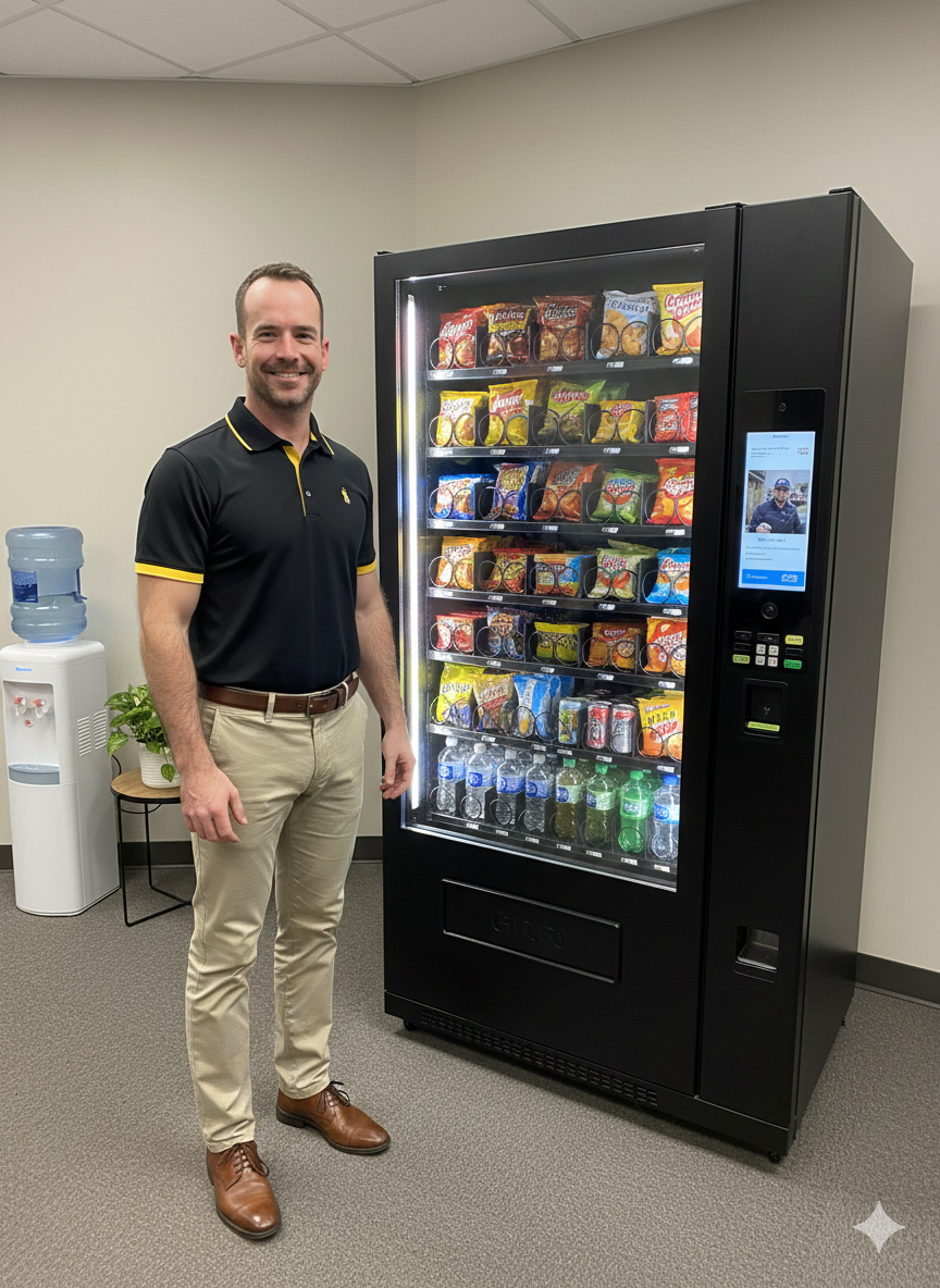 Vending machine setup